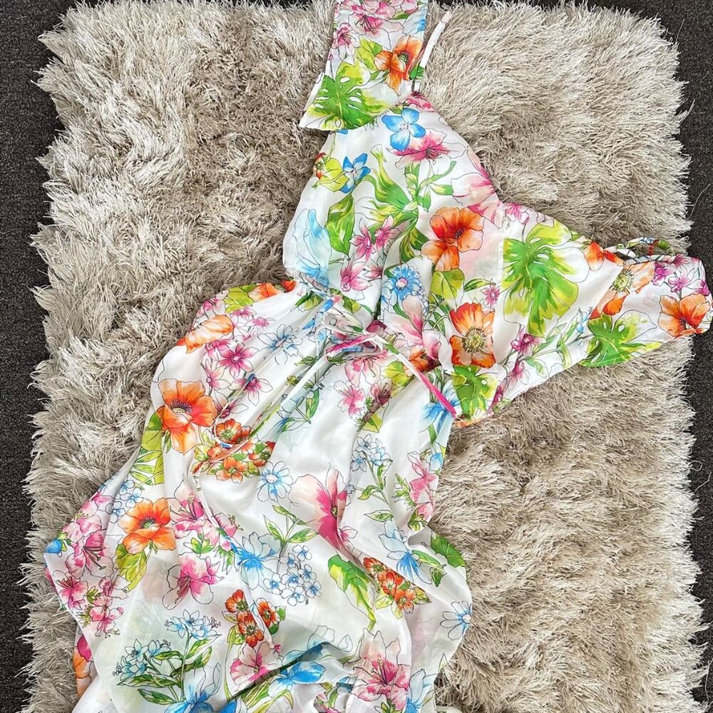 Floral Dress, Size  M.